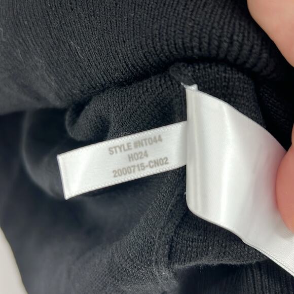 Madewell Men's Milano-Knit Sweater Polo Shirt in Merino Wool - Black - XXL NWT - Picture 5 of 6